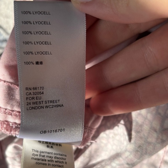 Anthropologie Orana Printed Pockets Joggers Pants In Pink Snakeskin Size Small - Picture 9 of 9